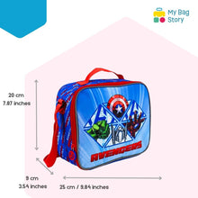 Mybagstory - Sac lunch Avengers bleu