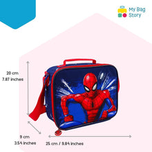 Mybagstory - Sac lunch Spiderman bleu