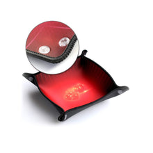 WOGAMAT - Piste à dés pliable Rouge Rubis