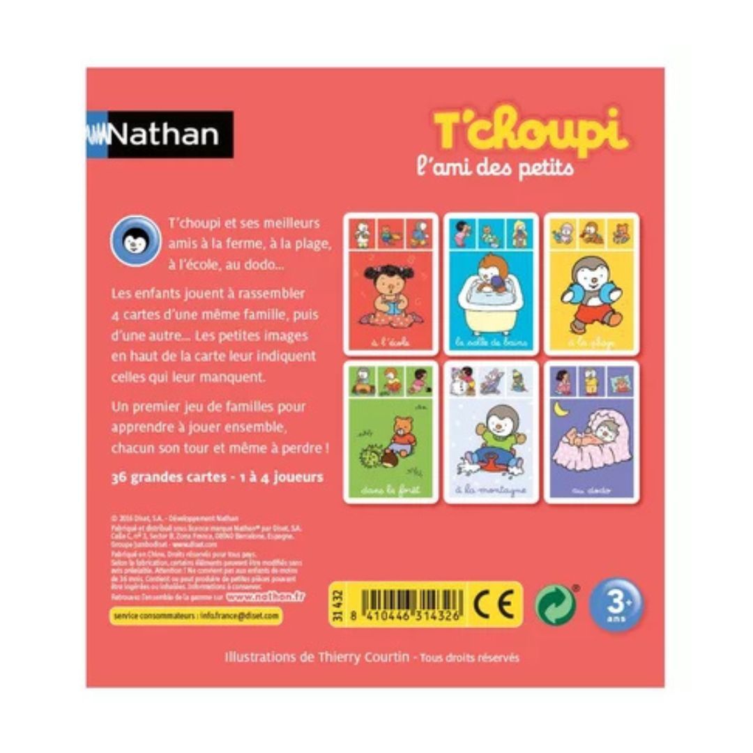 Nathan - T'CHOUPI - Mon Premier Jeu de familles