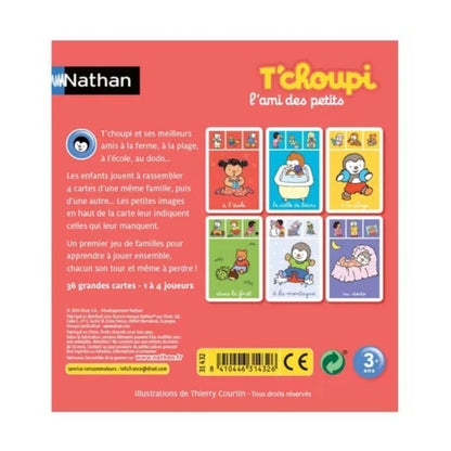 Nathan - T'CHOUPI - Mon Premier Jeu de familles