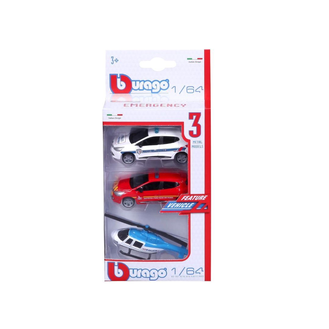 BBURAGO - Pack 3 véhicules d’intervention