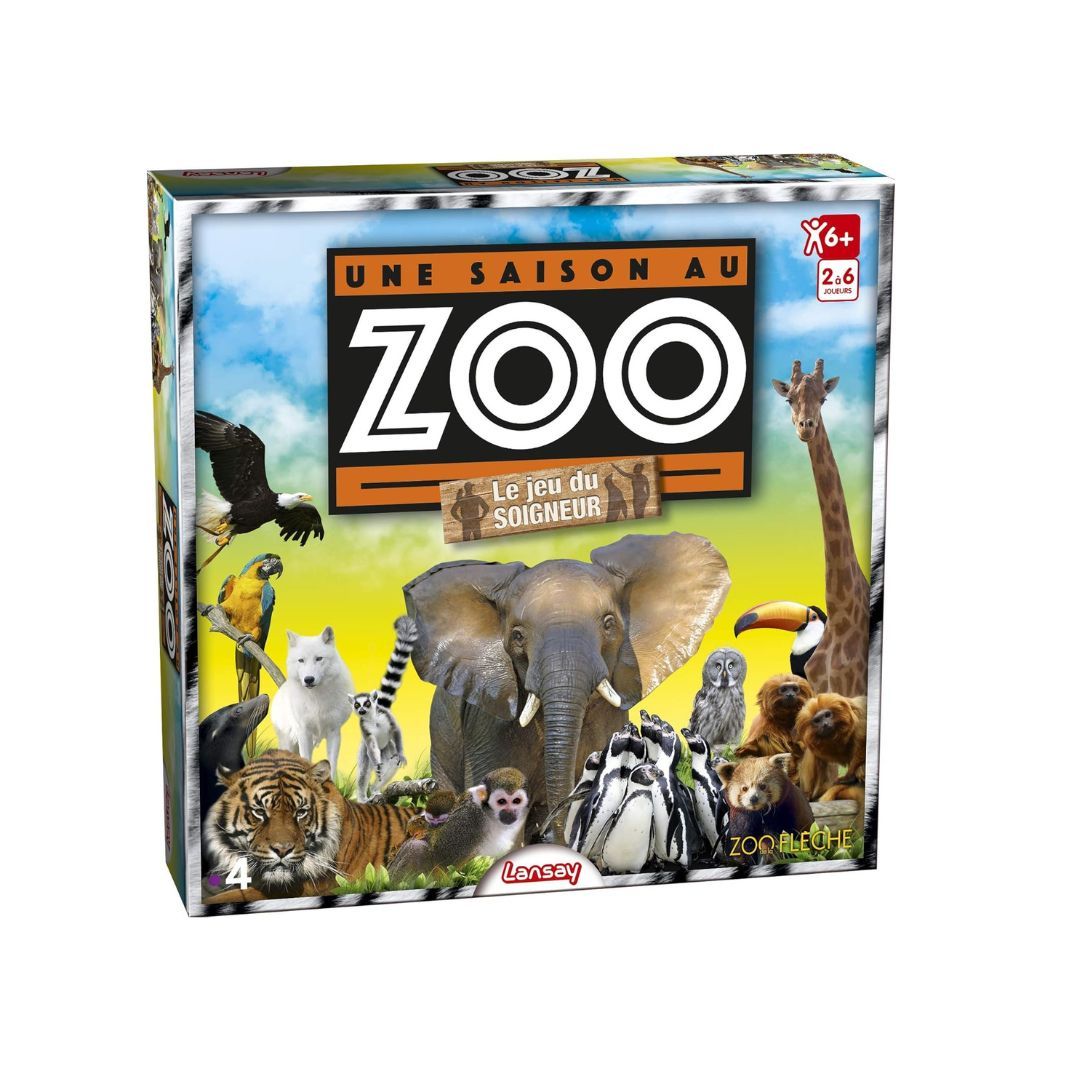 Lansay - Une Saison au Zoo – Jeu éducatif