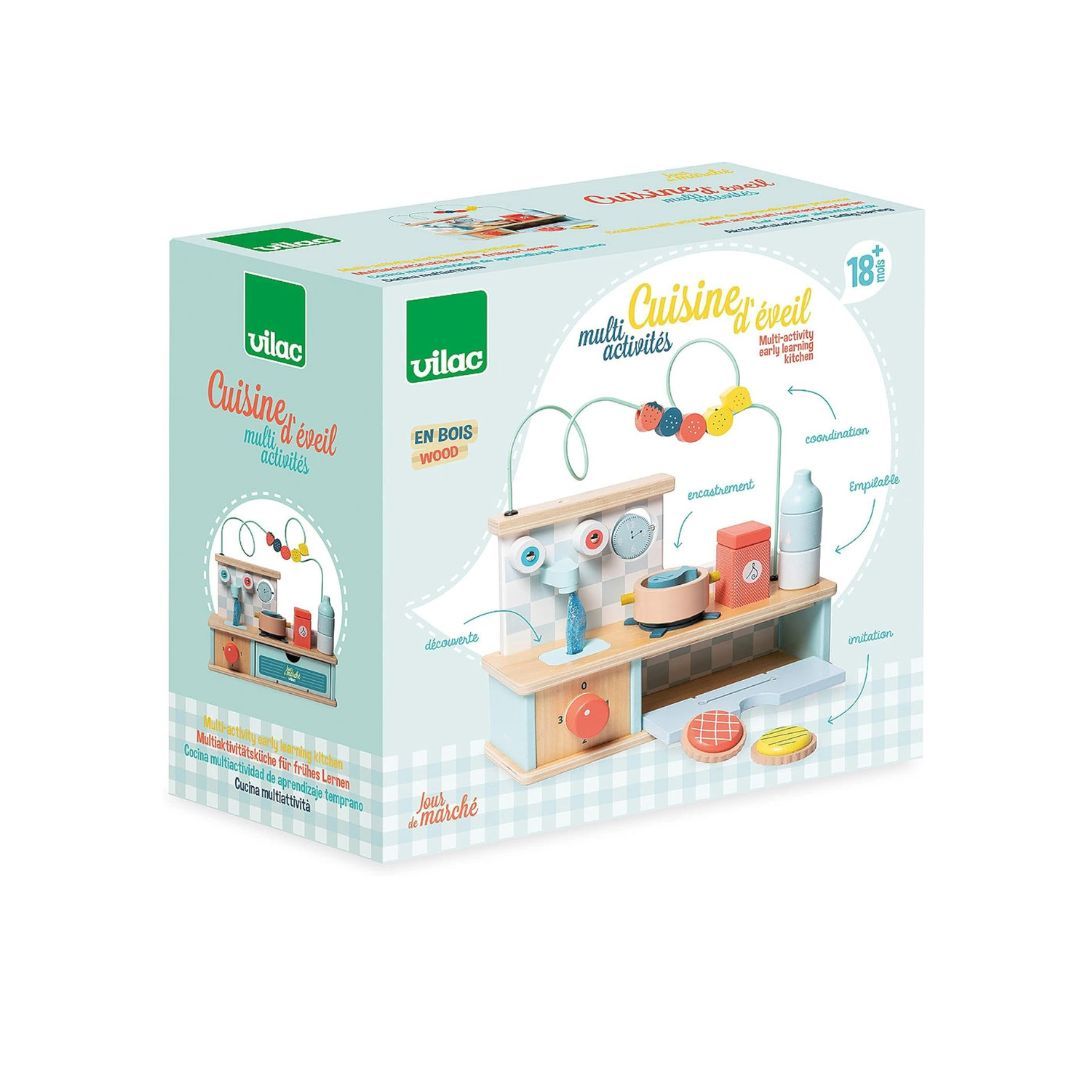 VILAC - Cuisine d'Éveil Multi-Activités en Bois