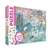 Auzou - Puzzle Cherche et Trouve Licornes