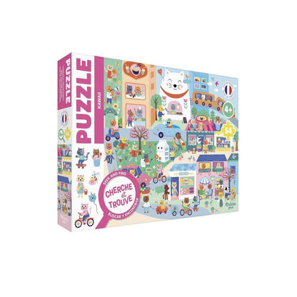 Auzou - Puzzle Cherche et Trouve Kawaii