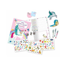 Auzou - Coffret Secret Licorne avec Carnet et Papeterie