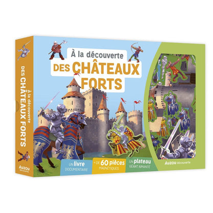 Auzou - À la découverte des châteaux forts - Coffret éducatif