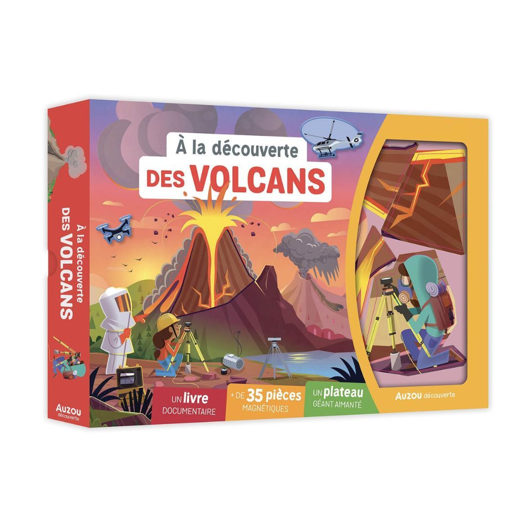 Auzou - À la découverte des volcans – Coffret éducatif