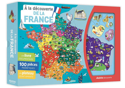 Auzou - À la découverte de la France – 100 aimants