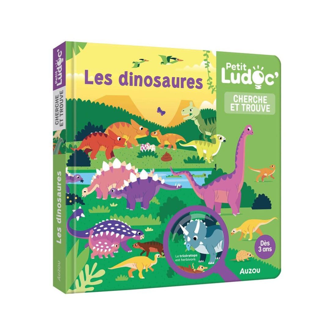 Auzou - P'tit Ludoc Cherche et Trouve Les Dinosaures