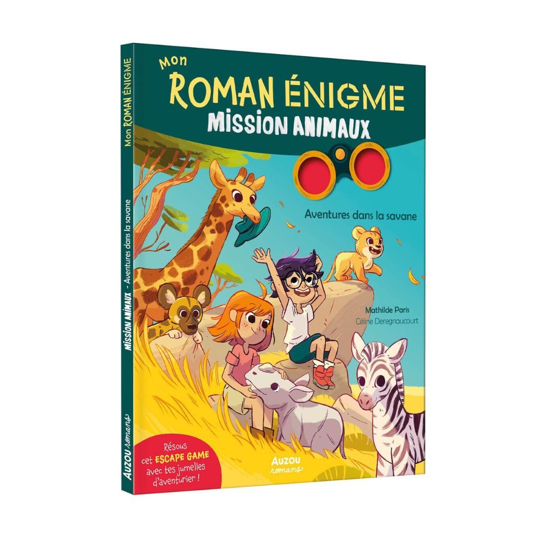 Auzou - Mission Animaux – Aventures dans la savane