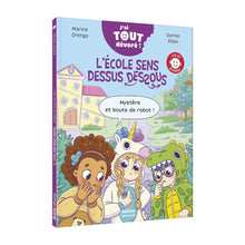 Auzou - L'école sens dessus dessous – Mystère et bouts de robot !
