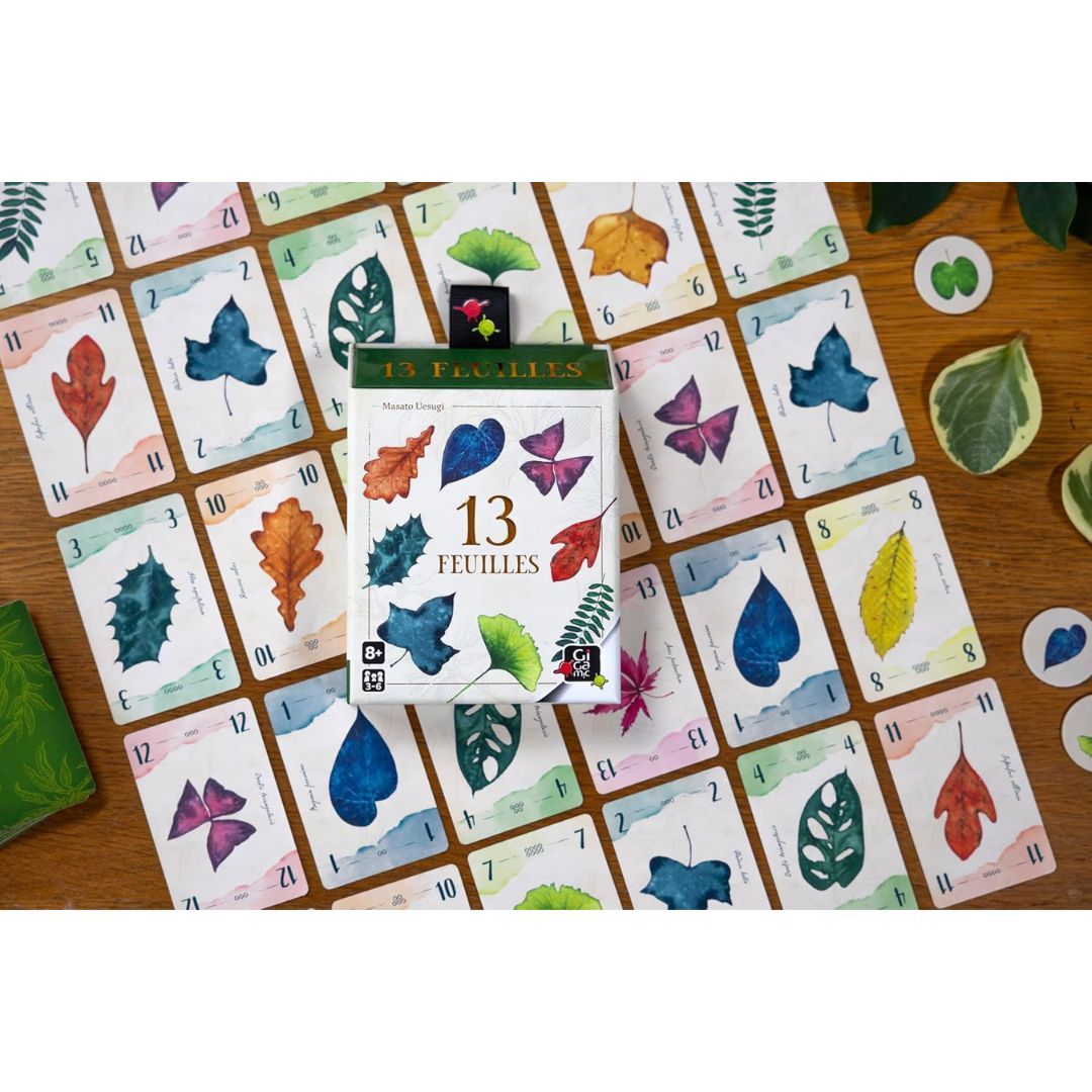 Gigamic - 13 Feuilles – Jeu de cartes familial