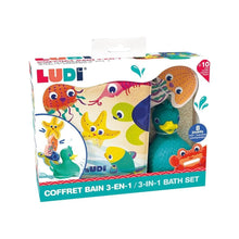 Ludi - Lucky Duck & Friends – Coffret de bain 3-en-1