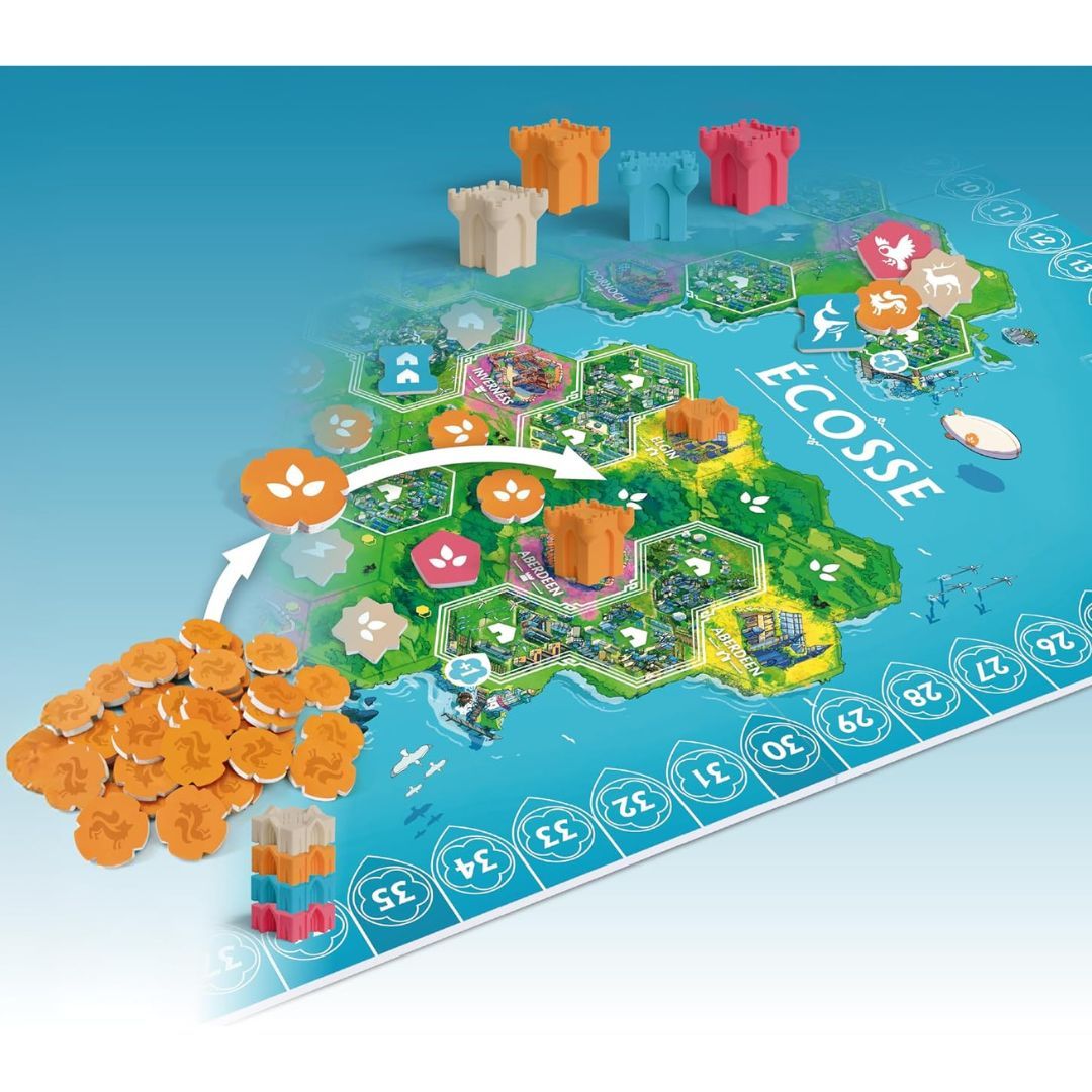 Lucky Duck Games - Jeu de stratégie et placement de tuiles