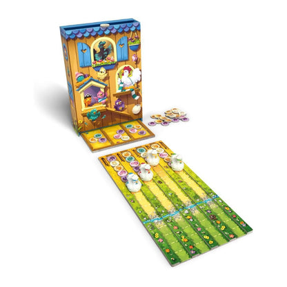 Flying Games - Pouss' ta Poule – Jeu de Société Familial
