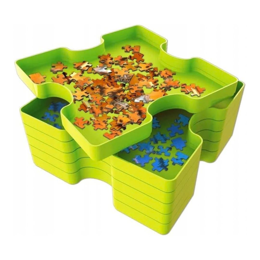 Trefl - Trieur de Puzzle – 6 Plateaux Empilables en Plastique