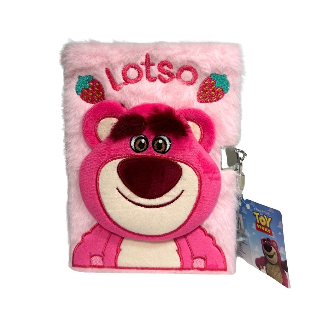 My Sweety Pop - Carnet Intime Peluche Lotso Disney Pixar Toy Story A5 avec Serrure