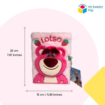 My Sweety Pop - Carnet Intime Peluche Lotso Disney Pixar Toy Story A5 avec Serrure