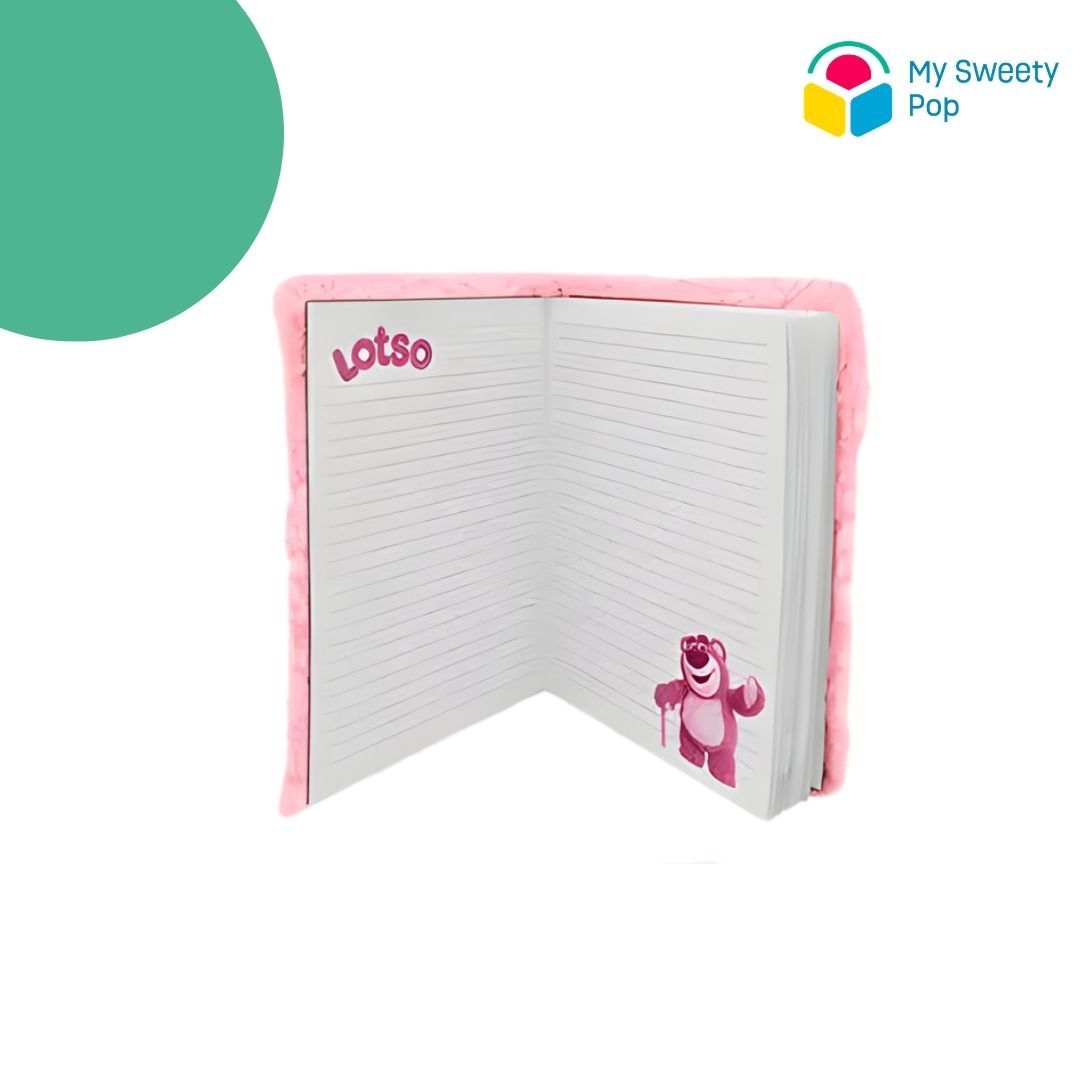 My Sweety Pop - Carnet Intime Peluche Lotso Disney Pixar Toy Story A5 avec Serrure