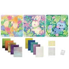 Au Sycomore - Stick'n Fun Mosaïques Les Animaux Doux – Kit Créatif 3 Tableaux