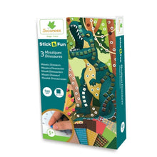 Au Sycomore - Stick'n Fun – Mosaïques Dinosaures – Kit Créatif Enfant