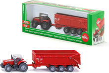 Siku - 1844 - Tracteur Massey Ferguson 1:87 avec remorque
