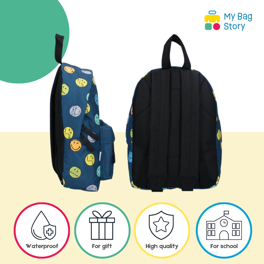 Mybagstory - Sac à dos SmileyWorld Bleu