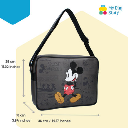 Mybagstory - Sac bandoulière Mickey Mouse Noir