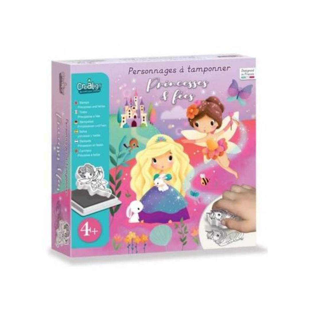 Créa Lign - Personnages à tamponner : Princesses et Fées