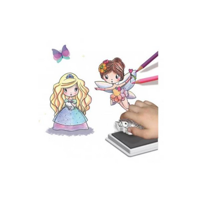 Créa Lign - Personnages à tamponner : Princesses et Fées