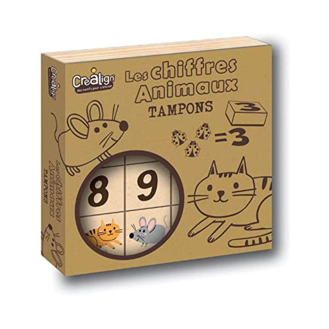 Créa Lign - Coffret Chiffres Animaux