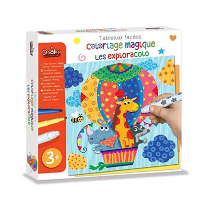 Créa Lign - Coloriage magique "Les Exploracolo"