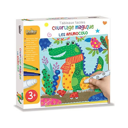 Créa Lign - Coloriage magique "Les Animocolo"