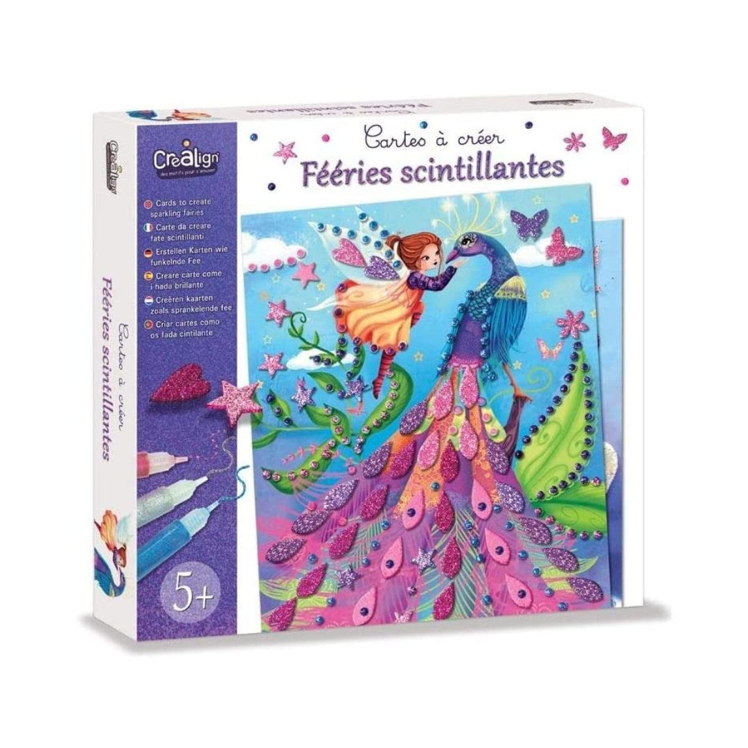Créa Lign - Cartes à créer "Fééries scintillantes"
