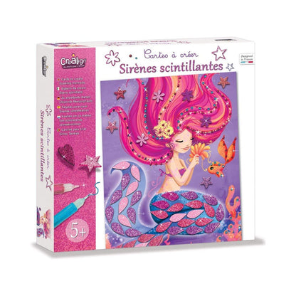 Créa Lign - Cartes à créer "Sirènes scintillantes"