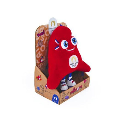 Peluche Mascotte Officielle Jeux Olympiques Paris 2024 - 25 cm - Boîte Display