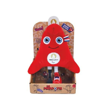 Peluche Mascotte Officielle Jeux Paralympiques Paris 2024 - 28 cm - Boîte Display