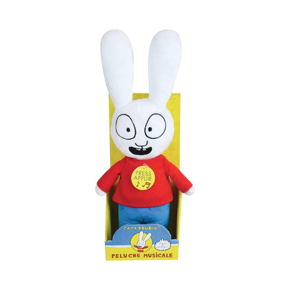 Jemini – Simon Peluche +/- 30 Cm Musicale Générique Ca Ca C'est Simon Caca Boudin