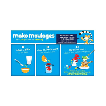 Mako Moulages - Recharge de plâtre 800g