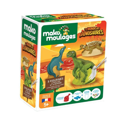 Mako moulages Monde des Dinosaures (3 moules)