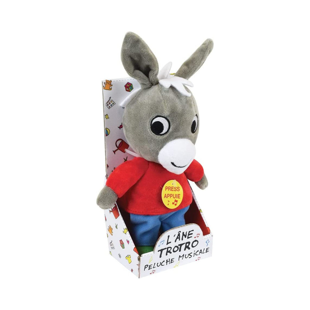 Jemini – Trotro Peluche Musicale +/- 28 Cm