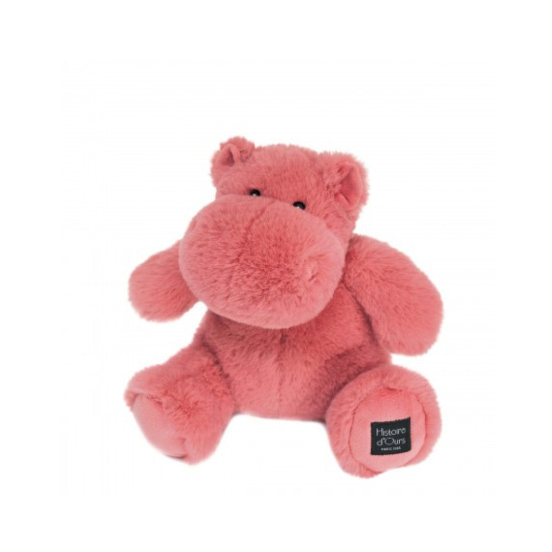 Histoire d’Ours - Peluche Hippopotame HIP'HUG Terracota - 25 cm