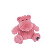 Histoire D'Ours - Peluche hippopotame HIP'FUN Rose- Lait grenadine - 25 cm