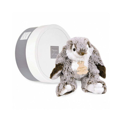 Histoire d’Ours - Lapin Marius - Gris chaud - 20 cm