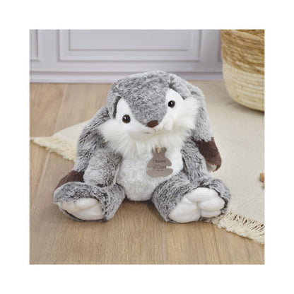Histoire d’Ours - Peluche Lapin Marius Gris chaud - 30 cm