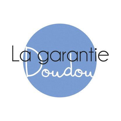 Doudou et Compagnie - Doudou lapin mouchoir - 10 cm - Boîte fleur
