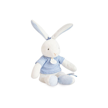 Doudou et Compagnie - Peluche lapin matelot bleu - 25 cm