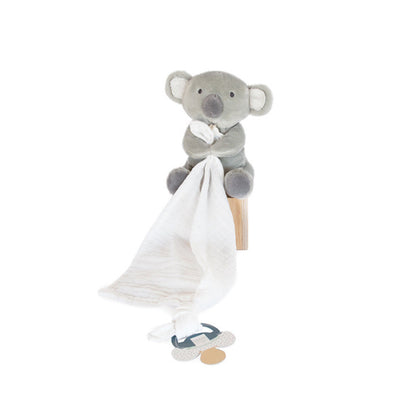 Doudou et Compagnie - Doudou attache sucette peluche Koala - 12 cm - Unicef